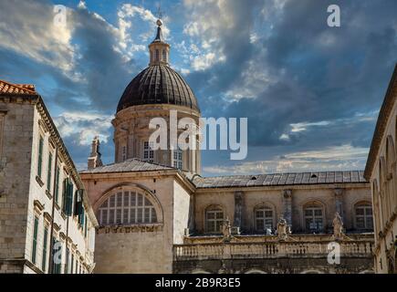 Église de la vieille ville de Dubrovnik Banque D'Images