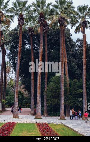 Athènes, Grèce - 14 février 2020:. Le jardin national est un parc public de la ville d'Athènes Banque D'Images