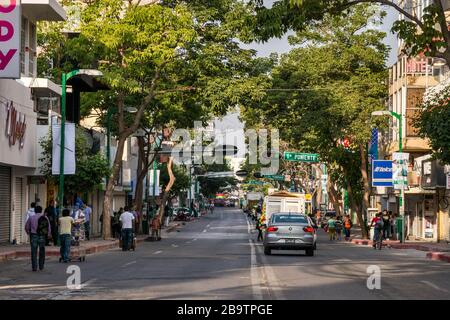 Avenida Central Poniente à Tuxtla Gutierrez, état de Chiapas, Mexique Banque D'Images