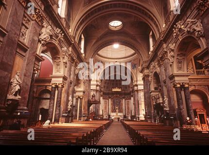 Oratoire de Brompton, Église catholique romaine néo-classique du coeur immaculé de Marie, Knightsbridge, Londres, 1972 Banque D'Images
