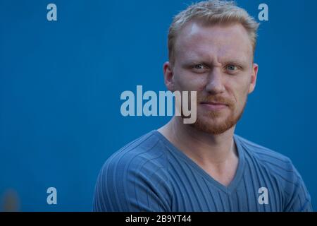 Kevin McKidd, au Edinburgh International Film Festival, Édimbourg, Écosse, août 2003. Banque D'Images