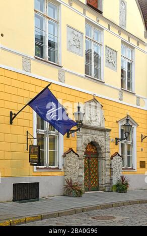 Maison des Blackheads, ou Maison des Frères des têtes noires. Tallinn Banque D'Images