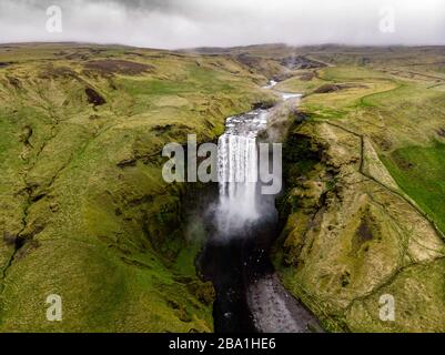 Skogafoss Banque D'Images