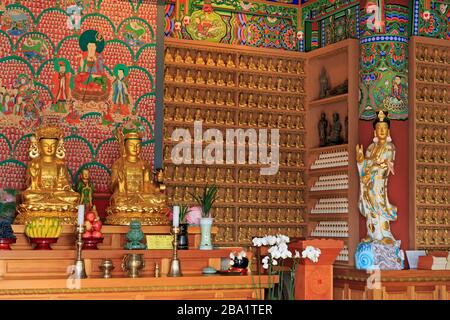 Temple bouddhiste, District de Nampo, Busan, Corée du Sud, Asie Banque D'Images