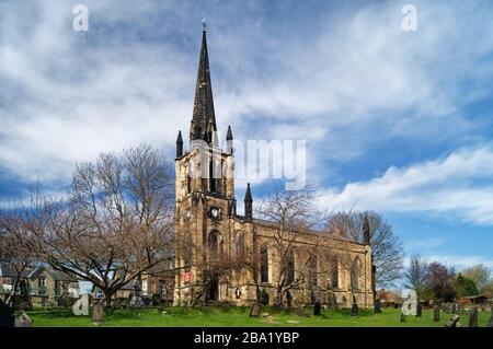 Royaume-Uni, Yorkshire du Sud, Elsecar, Église paroissiale de la Sainte Trinité