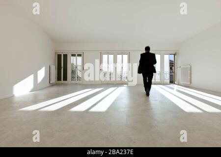 appartement vide reposé dans le centre historique Banque D'Images