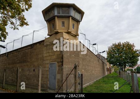 Le Mémorial de Berlin-Hohenschönhausen à Berlin, une ancienne prison de Stasi Banque D'Images