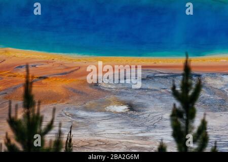 Le Parc National de Yellowstone Banque D'Images