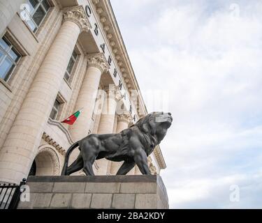 Sofie - 2 mars 2020: Sofia court House Banque D'Images