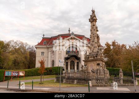 Le théâtre Katona Jozsef à Kecskemet, Hongrie. Banque D'Images