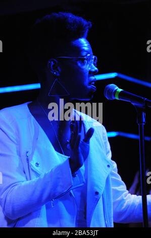 La résistance Revival Chorus en direct à Brooklyn, février 2020, photo de Nadja Sayej Banque D'Images