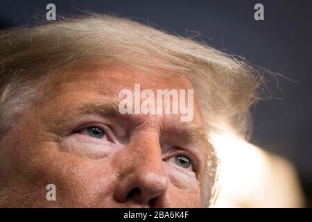 Washington DC, États-Unis. 25 mars 2020. Président des États-Unis Donald J. Credit: MediaPunch Inc/Alay Live News Banque D'Images