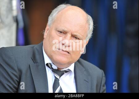 Martin Jol, responsable de Fulham Banque D'Images