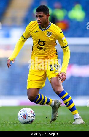 La brasserie Rhian Brewster de Swansea City lors du match du championnat Sky Bet à Ewood Park Banque D'Images