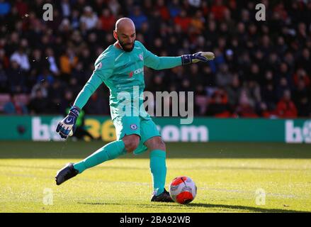 Chelsea gardien Willy Caballero Banque D'Images