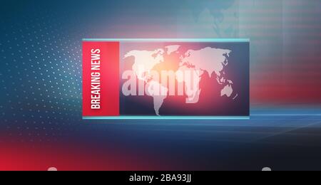 Une technologie graphique abstraite avec un cadre d'informations de pointe au centre, un espace studio de haute technologie et moderne Banque D'Images