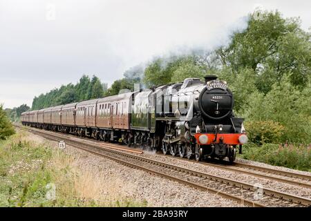 45231 sur le Scarborough Spa Express Banque D'Images