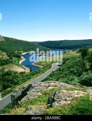 Réservoir PEN y Garreg, vallée d'Elan, Powys, Pays de Galles du milieu. Banque D'Images