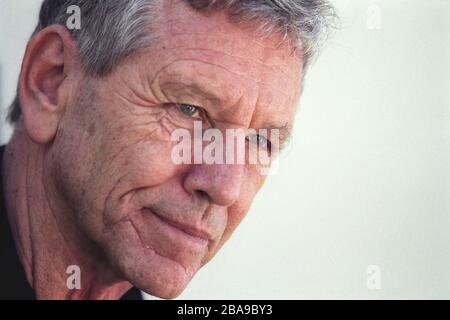 Amos Oz, au Edinburgh International Book Festival, Édimbourg, Écosse, Royaume-Uni, août 2002. Banque D'Images