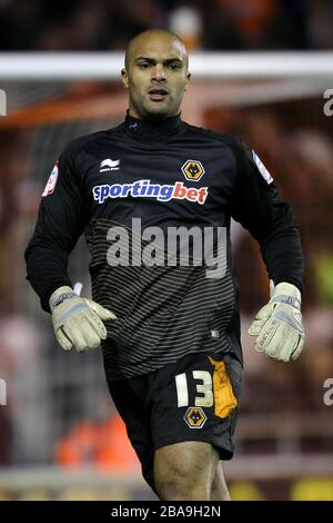 Le gardien Carl Ikeme Wolverhampton Wanderers Banque D'Images