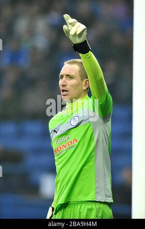 Chris Kirkland, gardien de but de Sheffield Wednesday Banque D'Images