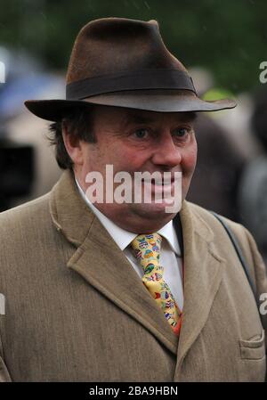 L'entraîneur de course longue Nicky Henderson Banque D'Images