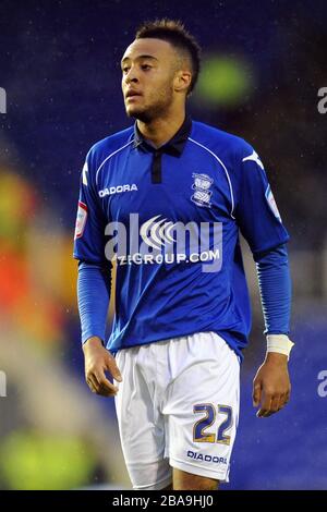 Nathan Redmond, Birmingham City Banque D'Images