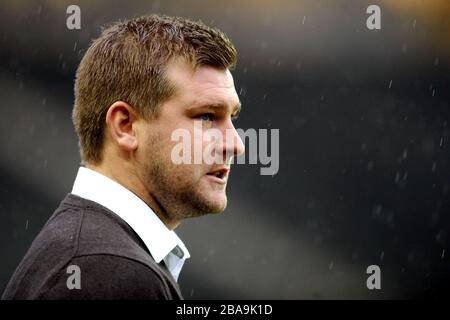 Directeur Karl Robinson, Milton Keynes Dons Banque D'Images