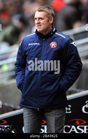 Directeur Dean Smith, Walsall Banque D'Images