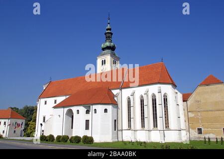 Église de l'Immaculée conception de la Vierge Marie à Lepoglava, Croatie Banque D'Images