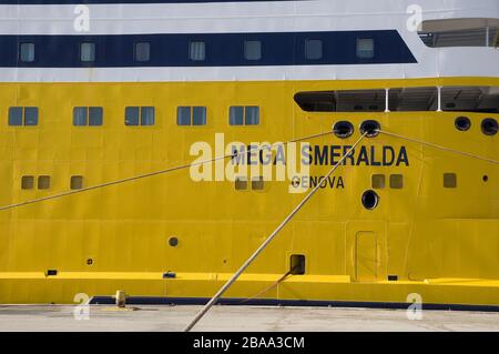 Ferry pour la Corse Toulon F 83 Banque D'Images