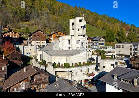 Église Saint-Nicolas, Heremmence, Valais, Suisse Banque D'Images