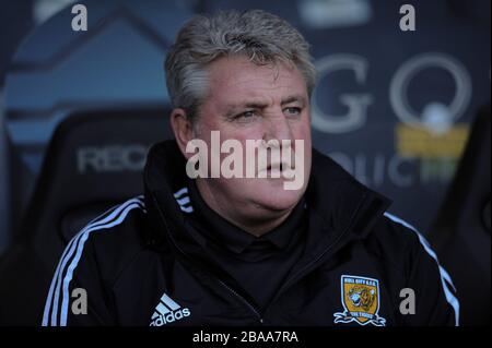 Steve Bruce, directeur de Hull City, avant le lancement Banque D'Images