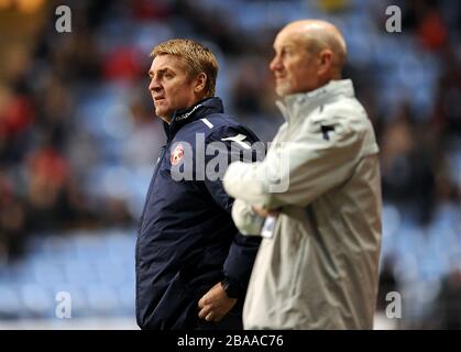 Dean Smith, responsable Walsall Banque D'Images