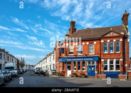 Brighton, Royaume-Uni, 26 mars 2020 : un quartier calme de Brighton pendant le verrouillage Banque D'Images