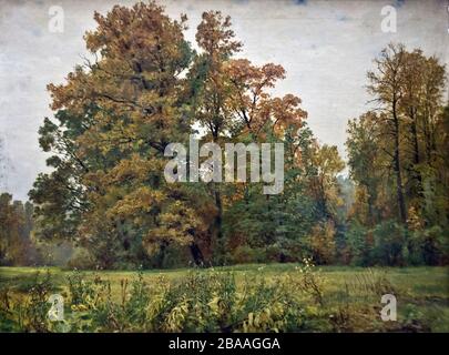 Ivan Shishkin - automne (1892) Banque D'Images