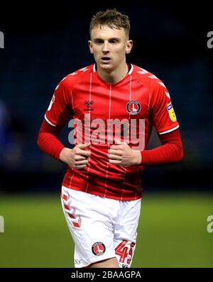 Alfie Doughty de Charlton Athletic en action Banque D'Images