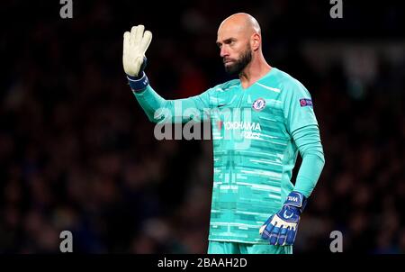 Chelsea gardien Willy Caballero Banque D'Images