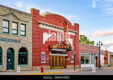 Heritage Theatre, Empress Theatre, fort MacLeod (Alberta), Canada Banque D'Images