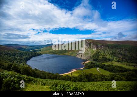 Le célèbre lac Guinness de Wicklow, en Irlande Banque D'Images