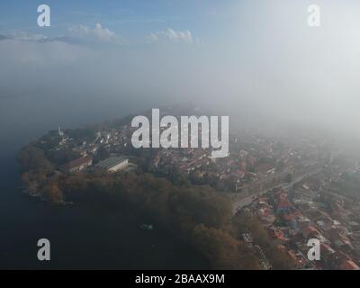 Mosquée Fethiye Ioannina ville lac pamvotida dans le château d'ali pasha Banque D'Images