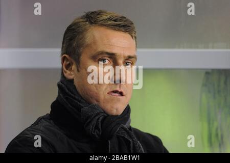 Lee Clark, directeur de Birmingham City Banque D'Images