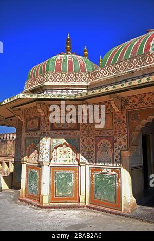 Le Fort Amber à Jaipur, Rajasthan, Inde Banque D'Images