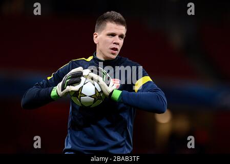 Wojciech Szczesny, gardien de but d'Arsenal Banque D'Images