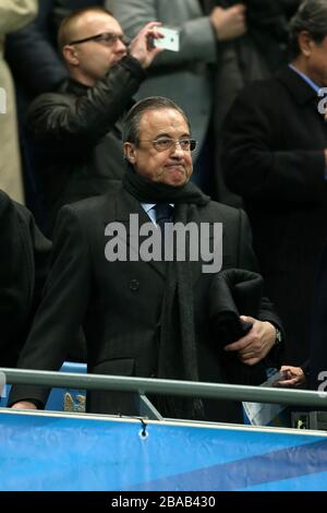 Le président du Real Madrid Florentino Perez Banque D'Images