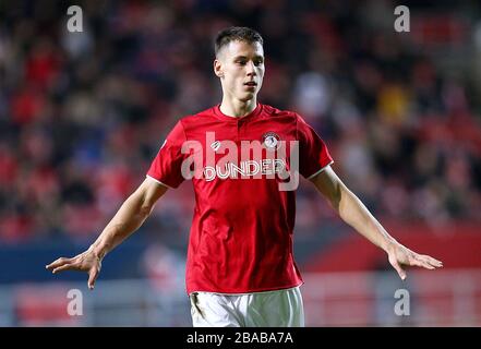 Filip Benkovic de Bristol City Banque D'Images