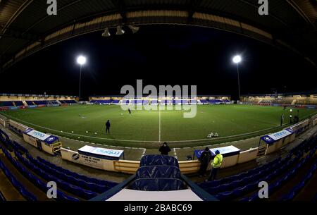 Vue générale du stade Vauxhall avant le match de la Super League féminine de FA Banque D'Images