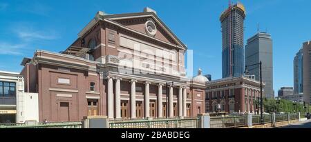 Symphony Hall construit sur Huntington Avenue, Boston, Massachusetts, États-Unis Banque D'Images