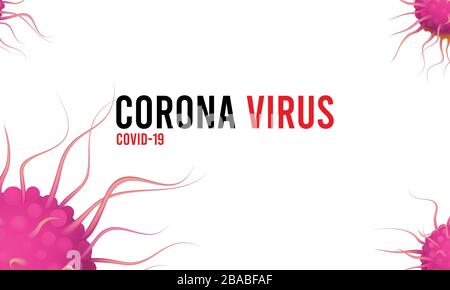 Résumé virus souche modèle de MERS-Cov ou de syndrome respiratoire du Moyen-Orient coronavirus et Novel coronavirus 2019-nCoV avec texte sur fond bleu. Illustration de Vecteur