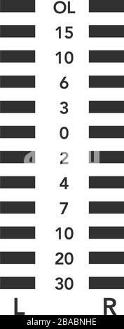 indicateur de surcharge du niveau de l'égaliseur. Illustration vectorielle de stock isolée Illustration de Vecteur